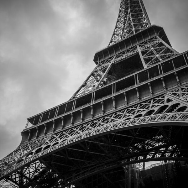 Eiffel Tower, Paris, France grayscale photography